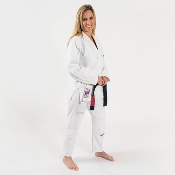 Brasil jiu-jitsu edzőruha, Dahlia 22 női, fehér Brasil jiu-jitsu edzőruha, Dahlia 22 női, fehér