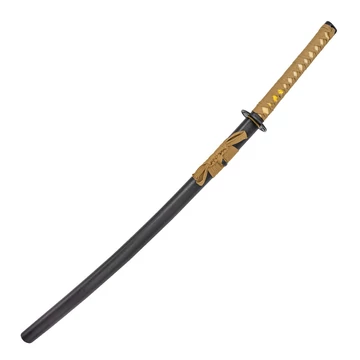 Katana kovácsolt acél fekete/barna Katana kovácsolt acél fekete/barna