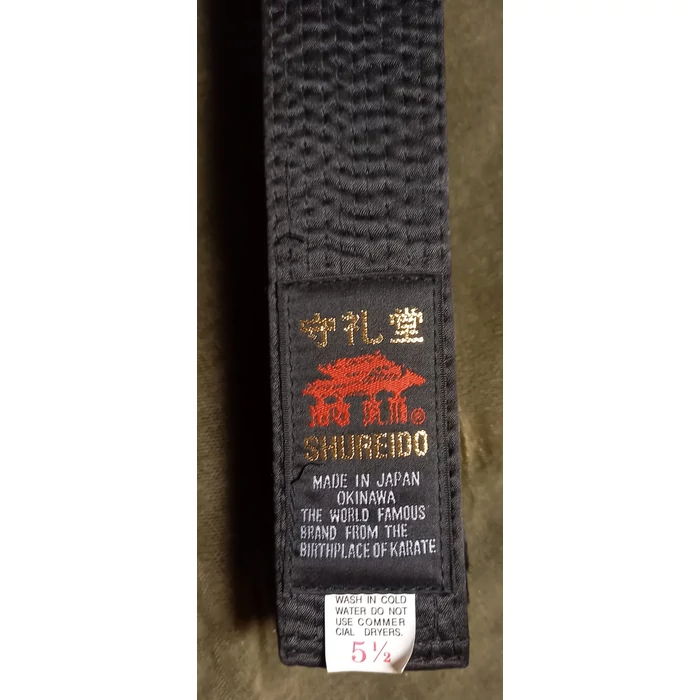 Karate öv "Shureido" műselyem 