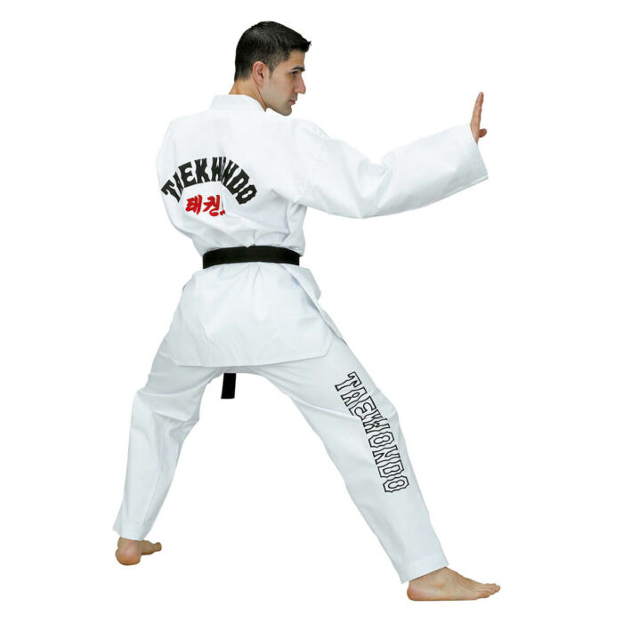 WT taekwondo ruha fehér gallérral