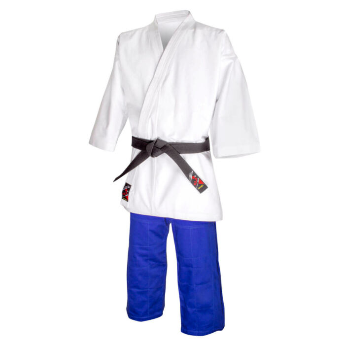 Ju-jitsu ruha, fehér-kék